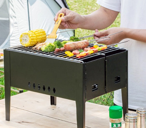 Barbecue Portable Rack Folding Outdoor Oven Set